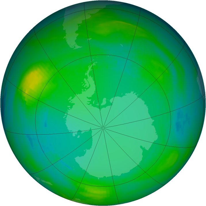 Ozone Map 1983-08-01